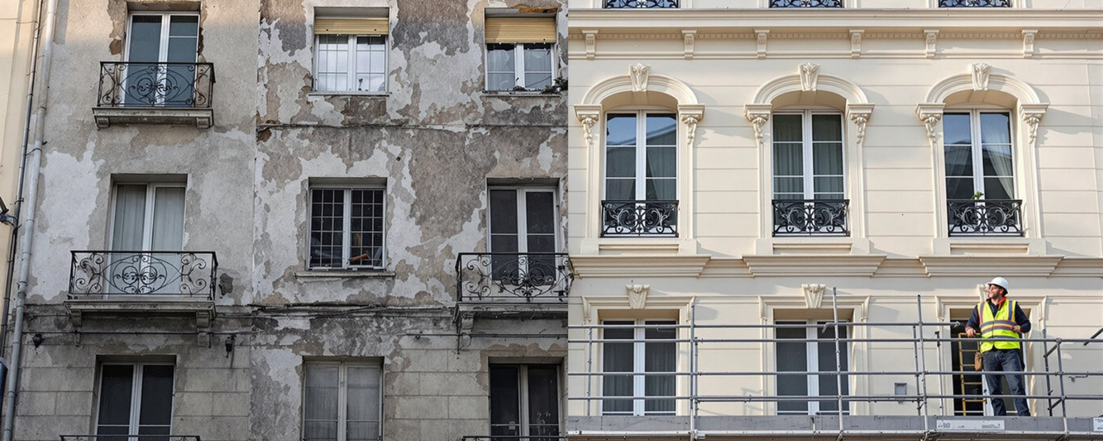 Ravalement de façade - Saint-Savin